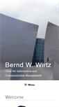 Mobile Screenshot of berndwirtz.com