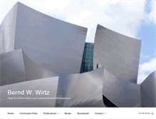 Tablet Screenshot of berndwirtz.com